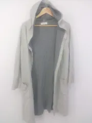 ◇ BEAUTY & YOUTH UNITED ARROWS フード 長袖 ガウンカーディガン ライトグレー系 グレー系 マルチ レディース P  【1212220000664】