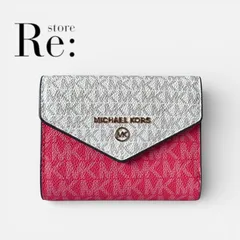 【未使用品】MICHAEL KORSマイケルコース　MKシグネチャー　トリフォールドウォレット