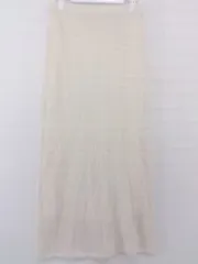 ◇ ◎ Simplicite シンプリシテェ ロング タイト ニット スカート アイボリー レディース P  【1212220003962】