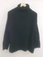 ◇ Ungrid アングリッド タートルネック 長袖 ニット セーター サイズF ブラック レディース P  【1212220006857】