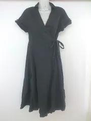 ◇ SLY スライ 半袖 ロング ワンピース サイズ2 ブラック レディース P  【1212220006581】