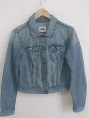 ◇ OLDNAVY オールドネイビー 長袖 デニム ジャケット Gジャン サイズM ブラック レディース P  【1212230000463】