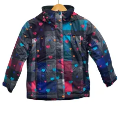 ロキシー ROXY スキーウェア WTISJ284 フード付き 防水加工 120 マルチカラー 総柄