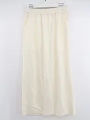 ◇ CIAOPANIC TYPY バックスリット ウエストゴム ロング ナロー スカート サイズF ライトベージュ レディース P  【1212230007912】