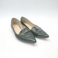 ◇ MAMIAN マミアン ポインテッドトゥ　シンプル パンプス サイズ23.5 ブラック系 レディース E  【1212260014171】