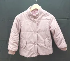 ◇ après les cours 中綿　ボタン 長袖 ジャケット サイズ130 ピンク系 レディース E  【1212260013334】