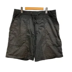 ジェームスパース JAMES PERSE ショートパンツ ハーフパンツ コットン混 ウエストゴム 無地 3 黒 ブラック