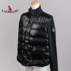 【極美品】 MONCLER モンクレール ニット×ダウン ダウンジャケット サイズXS ブラック 正規品 レディース タグ付 状態ランクA