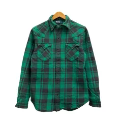 ポロ バイ ラルフローレン Polo by Ralph Lauren シャツ 長袖 チェック コットン 1083752WCLS S 緑 グリーン チャコールグレー メンズ