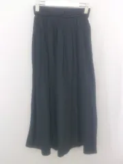 ◇ PLST プラステ ウエストゴム ロング ギャザー スカート サイズXS ネイビー レディース P  【1212280003711】