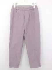 ◇ studio CLIP スタディオクリップ ウエストゴム タック イージーパンツ サイズS ピンクパープル系 レディース P  【1212280003469】
