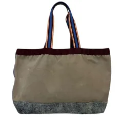 ディーゼル DIESEL トートバッグ キャンバス ロゴ 総柄 マルチカラー