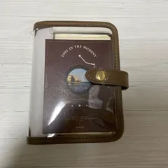 A7 バインダー　ブラウン　PVC  手帳　シール帳　家計簿レトロ　平成　韓国