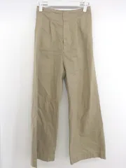 ◇ FRAY I.D フレイアイディー レースアップ ハイウエストチノパンツ サイズ0 ベージュ系 レディース P  【1212290004418】