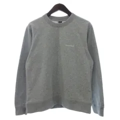 モンベル Montbell トレーナー スウェット プルオーバー 2104643 裏起毛 クルーネック 長袖 S グレー