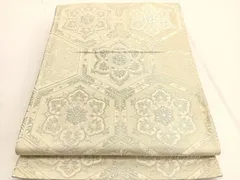 平和屋着物▽お召　単衣　亀甲花文　正絹　逸品　AABB2149fy 楽天市場】平和屋着物▽本塩沢 単衣 150亀甲 唐草文 正絹 逸品