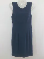 ◇ snidel スナイデル バックオープン バックスリット ノースリーブ ミニ ワンピース サイズ1 ネイビー レディース P  【1301060001815】