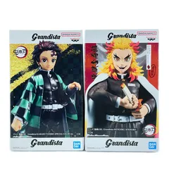 未使用 BANPRESTO 2点 まとめ売り 鬼滅の刃 Grandista 竈門炭治郎 煉獄杏寿郎 フィギュア