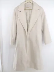 ■ ◎ NICE CLAUP ナイスクラップ 長袖 ロング コート サイズF ベージュ レディース P  【1301090016957】のサムネイル
