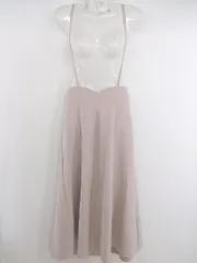 ◇ natural couture ナチュラルクチュール バックギャザー ロング ジャンパースカート サイズF ピンク レディース P  【1301100001096】