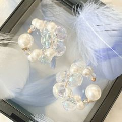 うさ子様ブラックルチル、ガーデン、ディープアクアマリン、ブルーフェザー、ブレス うさ子様ブラックルチル、ガーデン、ディープアクアマリン、ブルー