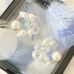 【公式カフ】金属アレルギー対応・オーロラバブルのビューティーカフ（さとう式イヤーカフ）さとう式リンパケアの理論に基づいたイヤーアクセサリー