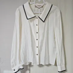 成人レディース ファッション 白 ブラウス 服