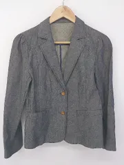 ◇ Aylesbury アリスバーリー 2B 長袖 テーラードジャケット ネイビー ベージュ系 レディース P  【1301120000123】