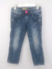 ◇ EDWIN Something エドウイン サムシング vienus jean ジーンズ デニム パンツ サイズXS ブルー系 レディース P  【1301120002516】
