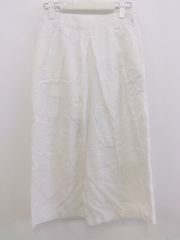 ◇ KBF アーバンリサーチ サイドジップ ガウチョ ワイド パンツ サイズone ホワイト レディース P  【1301120001687】