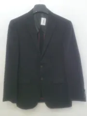 ◇ JOHN PEARSE ジョンピアース 2B シングル 長袖 テーラード ジャケット サイズ92Y5 ブラック メンズ P  【1301160016894】