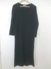 ◇ Sonny Label サニーレーベル URBAN RESEARCH Vネック 長袖 ロング ニット ワンピース サイズF ブラック レディース P  【1301160018102】
