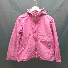 ◇ URBAN RESEARCH DOORS フード 薄手 ジップアップ 長袖 ジャケット サイズF ピンク レディース E  【1301170010943】