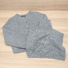◇ 《 w closet まとめ売り2点セット サイズ表記なし M相当 リブ ハイネック ニット カーディガン レディース 》 E  【1301170010431】