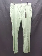 ◇ MONO-MART フロントファスナー フレアパンツ サイズM グリーン レディース E  【1301170017522】