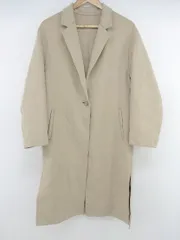 ◇ UNIQLO ユニクロ 長袖 ロング チェスター コート サイズS ベージュ レディース P  【1301180003409】