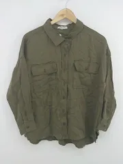◇ anySiS Laube サイドスリット 長袖 シャツ ブラウス サイズ2 カーキ系 レディース P  【1301190012842】
