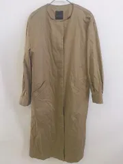 ◇ ◎ URBAN RESEARCH ROSSO アーバンリサーチ ロッソ 長袖 ノーカラー コート サイズF ベージュ系 レディース P  【1301190011838】