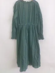 ◇ Sonny Label サニーレーベル URBAN RESEARCH 長袖 ロング ワンピース サイズF グリーン系 レディース P  【1301190015898】