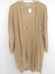 ◇ RAY CASSIN レイカズン 薄手 ニット カーディガン サイズF ブラウン レディース P  【1301190015331】