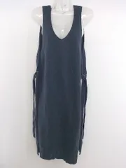 ◇ studio CLIP スタディオクリップ ノースリーブ チュニック ニット セーター サイズF ネイビー系 レディース P  【1301190014525】