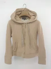 ◇ JILL STUART ジル スチュアート ジップアップ 長袖 パーカー サイズS ベージュ レディース E  【1301190017571】のサムネイル