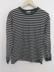 ◇ ZARA ザラ ボーダー 長袖 Tシャツ カットソー サイズEUR S USA S MEX 26 ブラック ホワイト レディース E  【1301190016062】