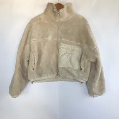 ZARA ボアジャケット レディース S ホワイト 3072202512270094