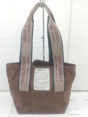 ◇ THEATRE PRODUCTS シアタープロダクツ ロゴ トート ハンド バッグ ブラウン レディース メンズ E  【1301200000227】