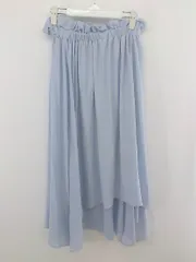 ◇ ROPE PICNIC ロペピクニック ロング フレア スカート サイズ38 ブルー レディース P  【1301210003089】
