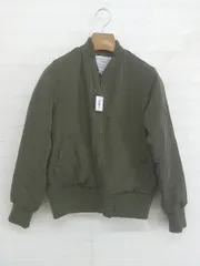 ◇ CIAOPANIC TYPY ジップアップ 中綿 ジャケット MA-1 サイズS カーキ レディース P  【1301210004871】