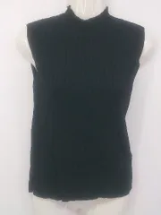 ◇ SENSE OF PLACE by URBAN RESEARCH ノースリーブ カットソー サイズF ブラック レディース P  【1301230004387】