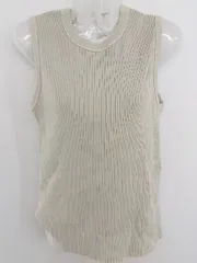 ◇ BEAUTY & YOUTH UNITED ARROWS リブ ノースリーブ カットソー ベージュ系 レディース P  【1301230004370】