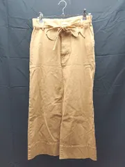 ◇ ◎ CIAOPANIC フロントファスナー　スリット ロング タイト ナロー スカート サイズM キャメル レディース E  【1301230011989】